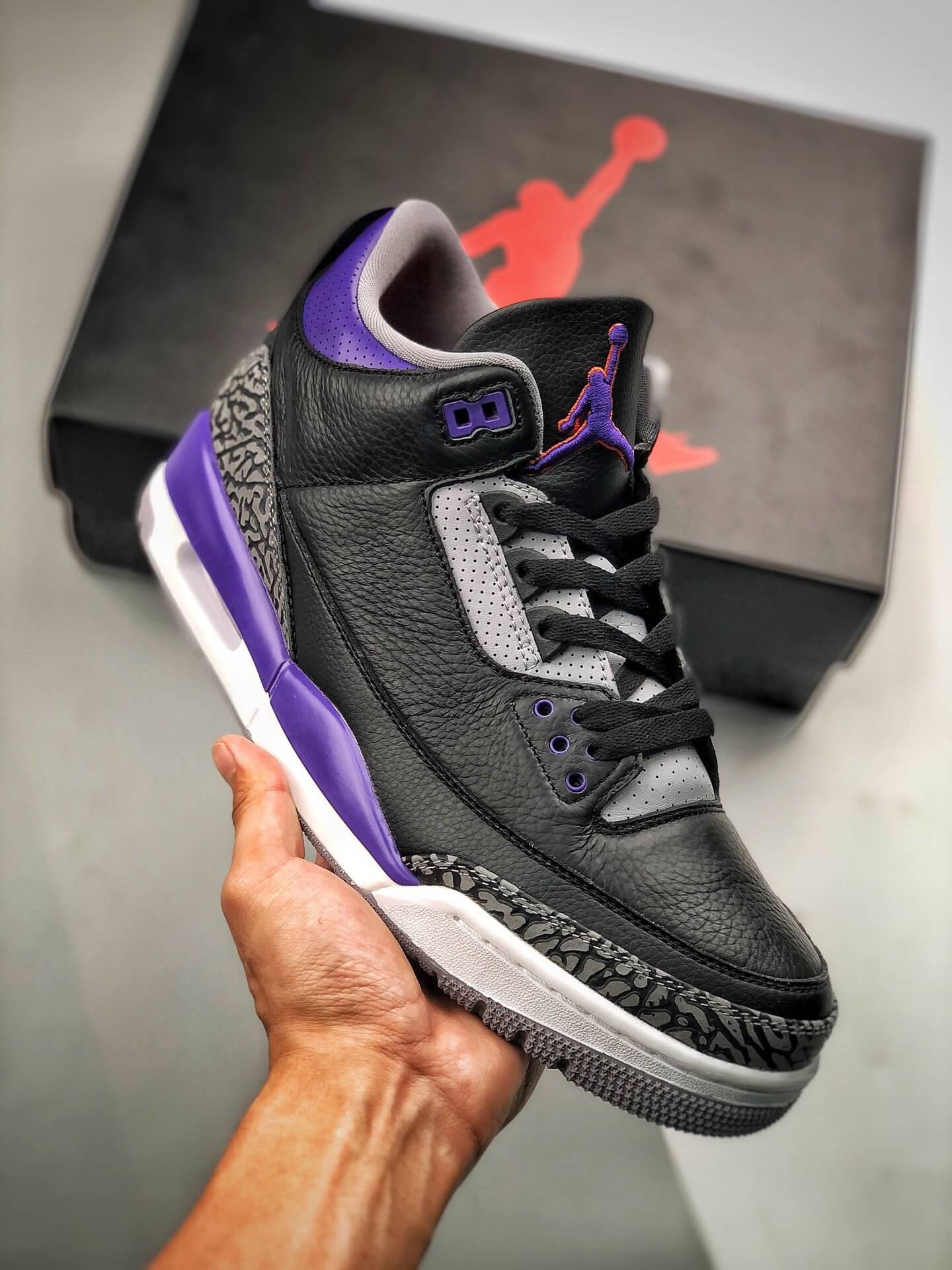 Air Jordan 3 Court Purple CT8532-050