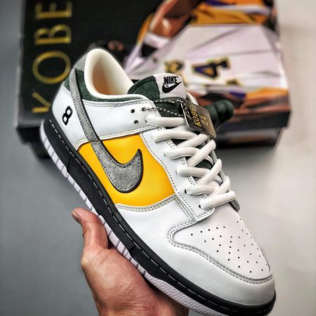 SB Dunk Low Kobe White Yellow Green Black LF2428-001