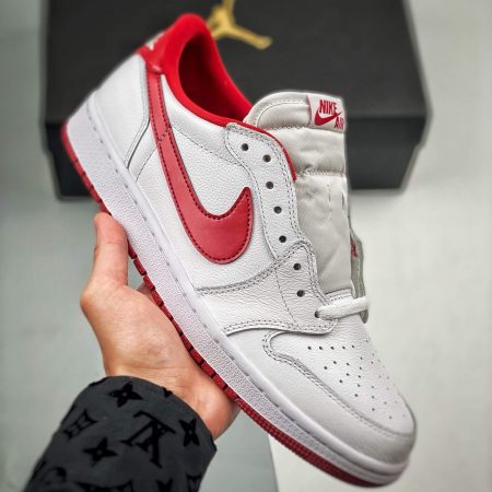 Air Jordan 1 Retro Low White Varsity Red 705329-101