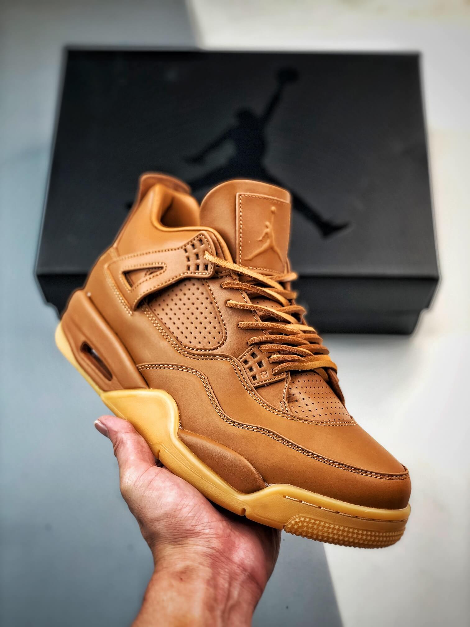 Air Jordan 4 Retro Ginger Wheat 819139-205