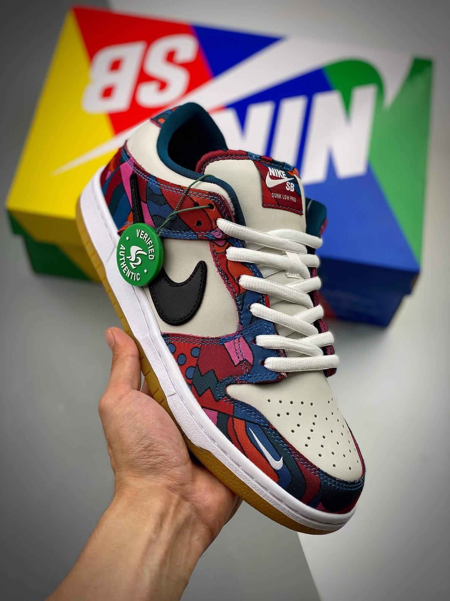 Parra x Dunk Low Pro SB 'Abstract Art' DH7695-600
