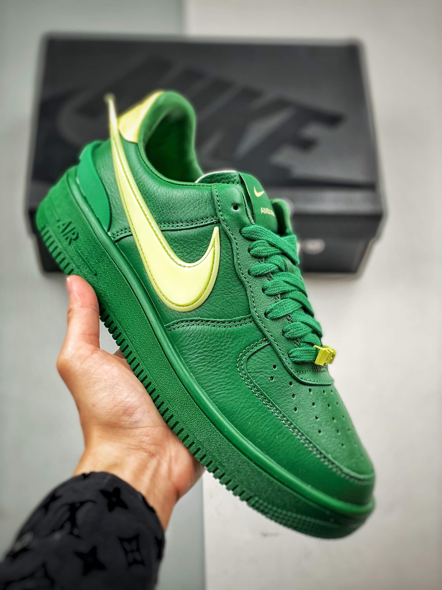 Air Force 1 x AMBUSH 'Pine Green and Citron' DV3464-300