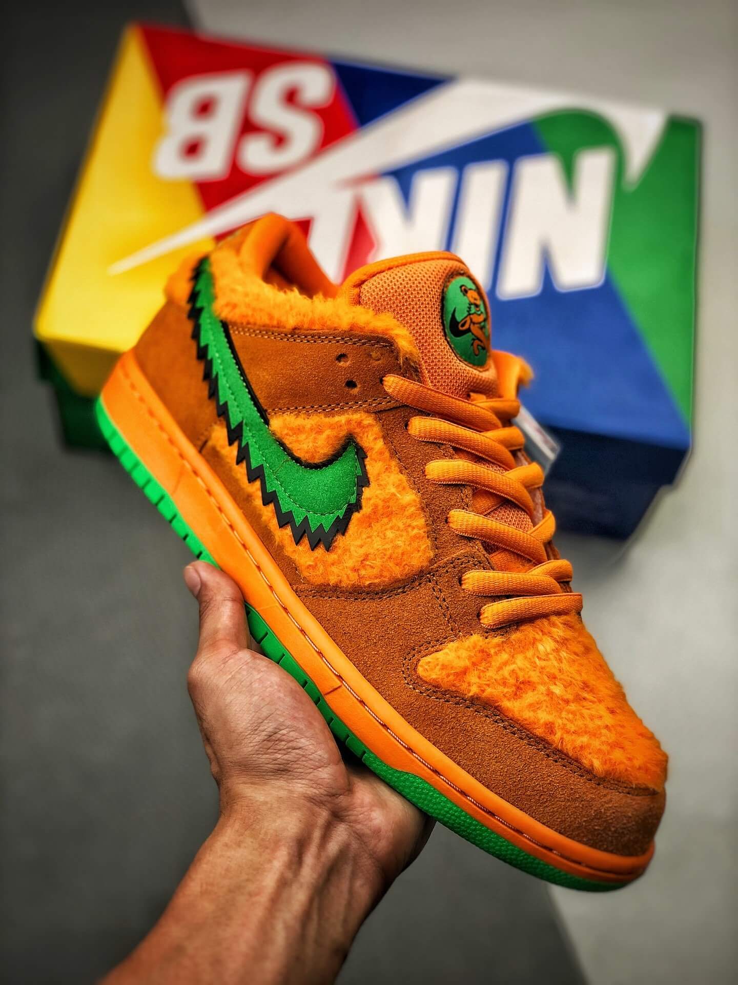 Grateful Dead x Dunk Low SB 'Orange Bear' CJ5378-800