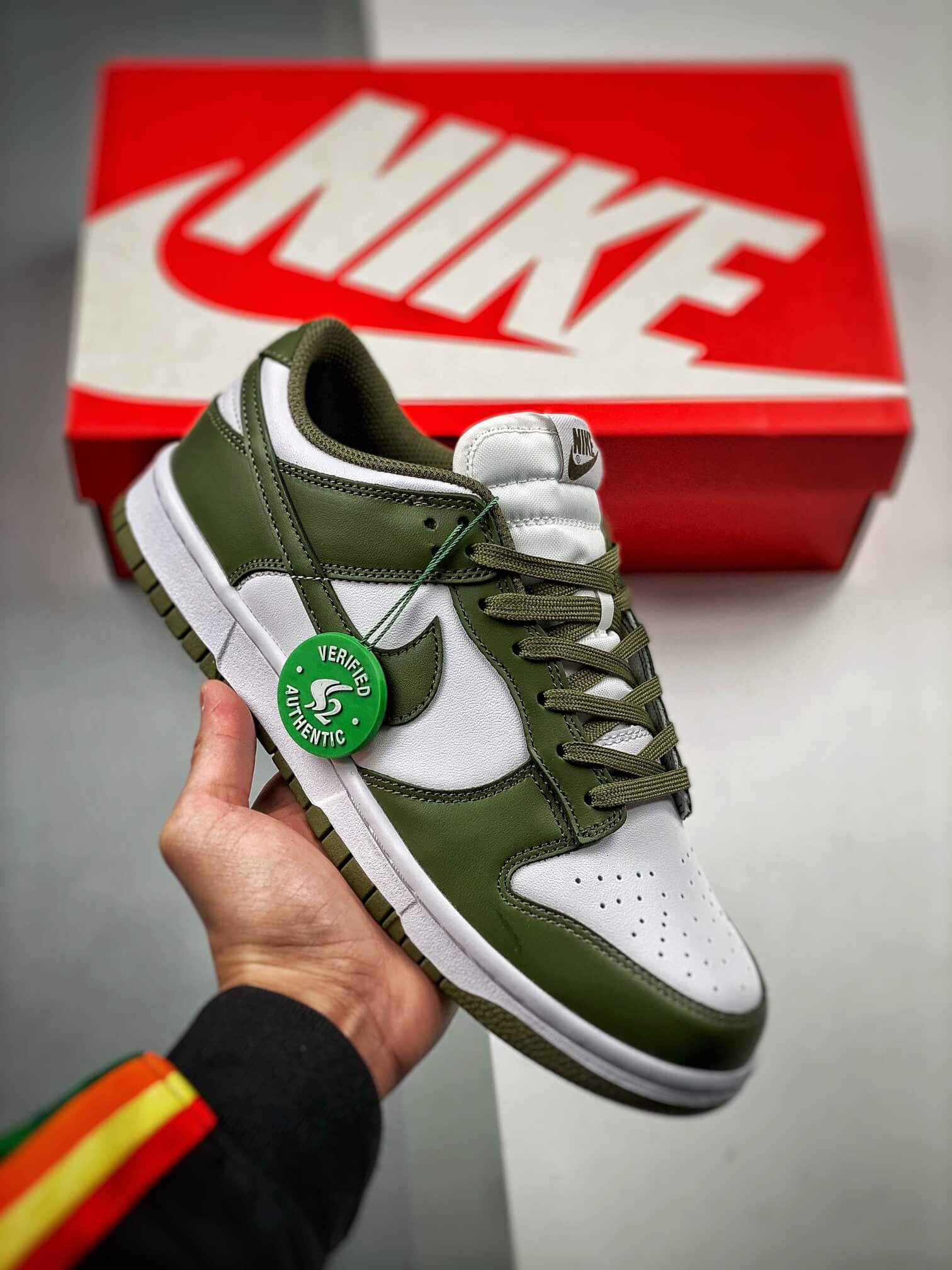 Wmns Dunk Low 'Medium Olive' DD1503-120