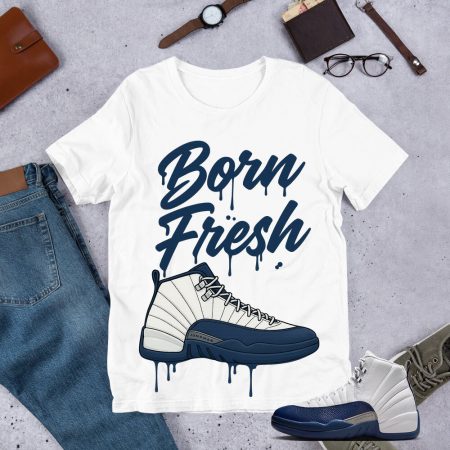Shirt To Match Air Jordan 12 Retro 'French Blue' 2025 Sneaker - Born Fresh