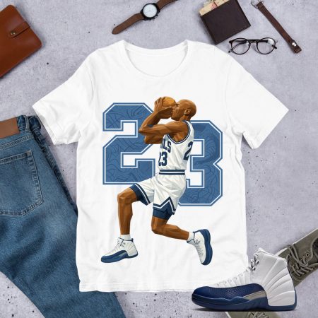 Shirt To Match Air Jordan 12 Retro 'French Blue' 2025 Sneaker - 23 Legends