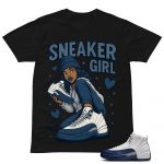Shirt To Match Air Jordan 12 Retro 'French Blue' 2025 Sneaker - Sneaker Girl