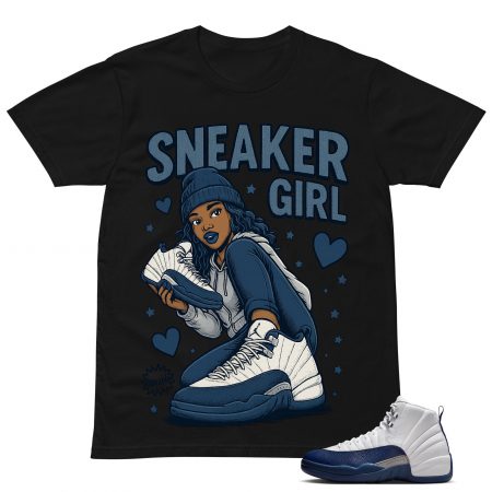 Shirt To Match Air Jordan 12 Retro 'French Blue' 2025 Sneaker - Sneaker Girl